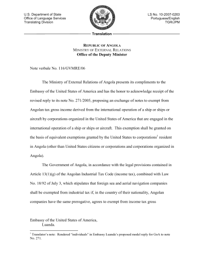 This is an Image: 2007-42_ann-2007-88_angolan_reply_translation_1_5.gif